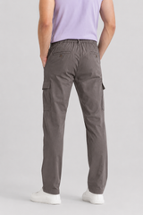 Stone Grey Utility Cargo Pants