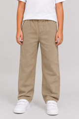 Kids Boys Cargo Pants – Elastic Waist Utility Trousers