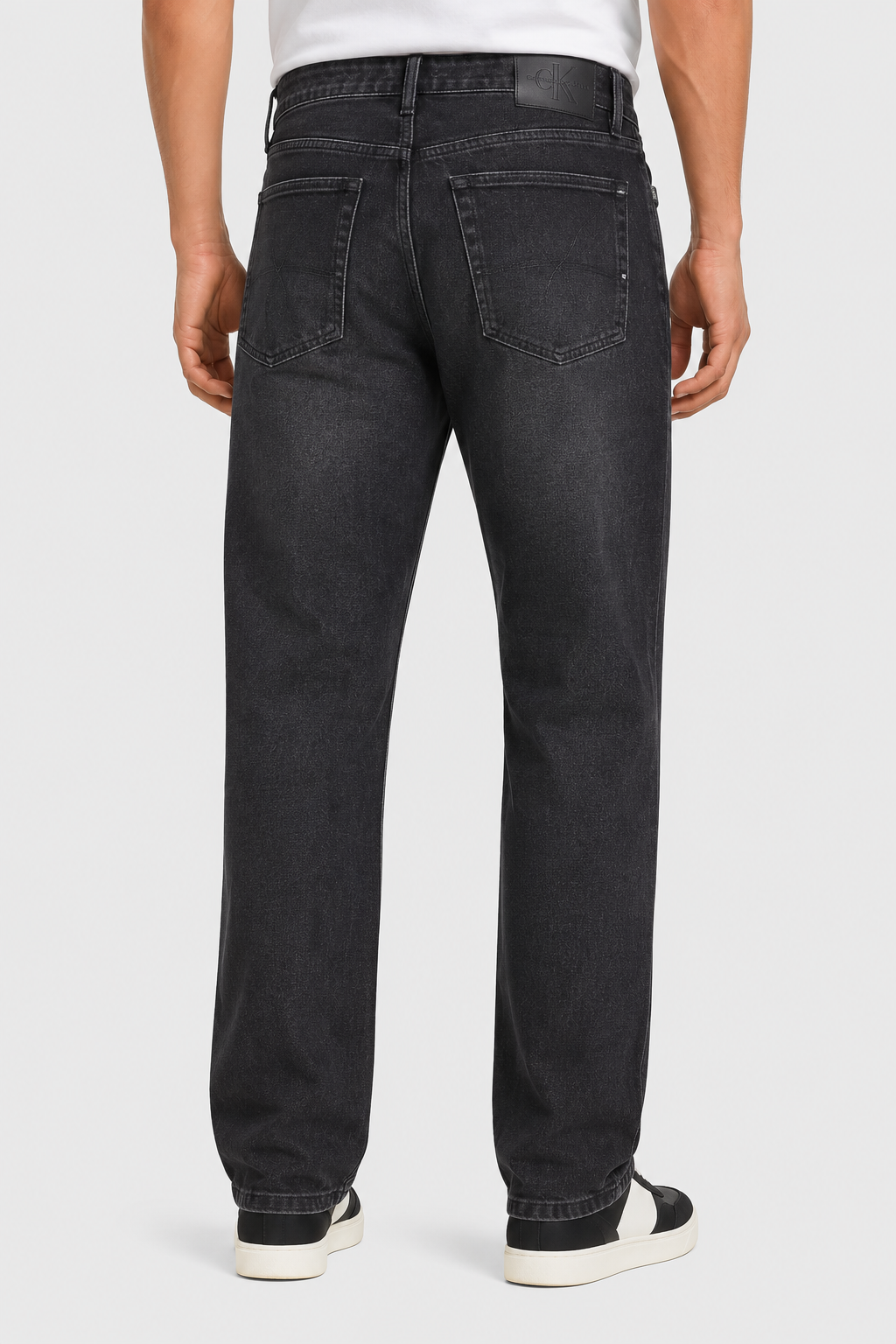 Black Wash Regular Fit Denim Jeans