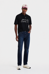 Men's Classic Dark Wash Straight Fit Jeans