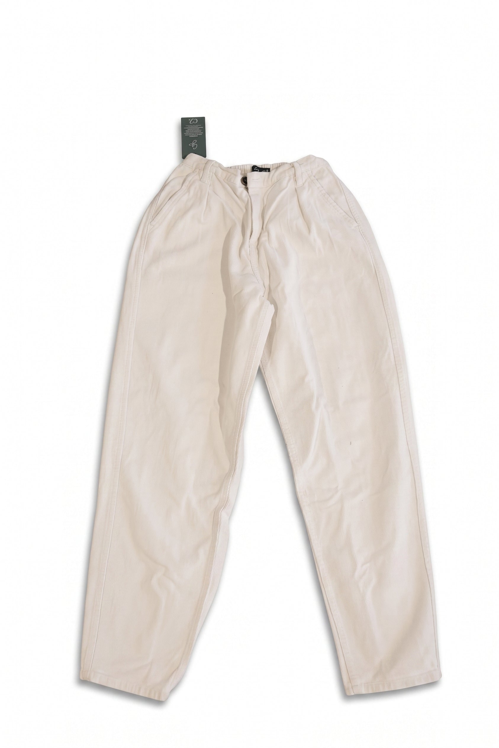 Men’s Off-White Relaxed Fit Corduroy Trousers