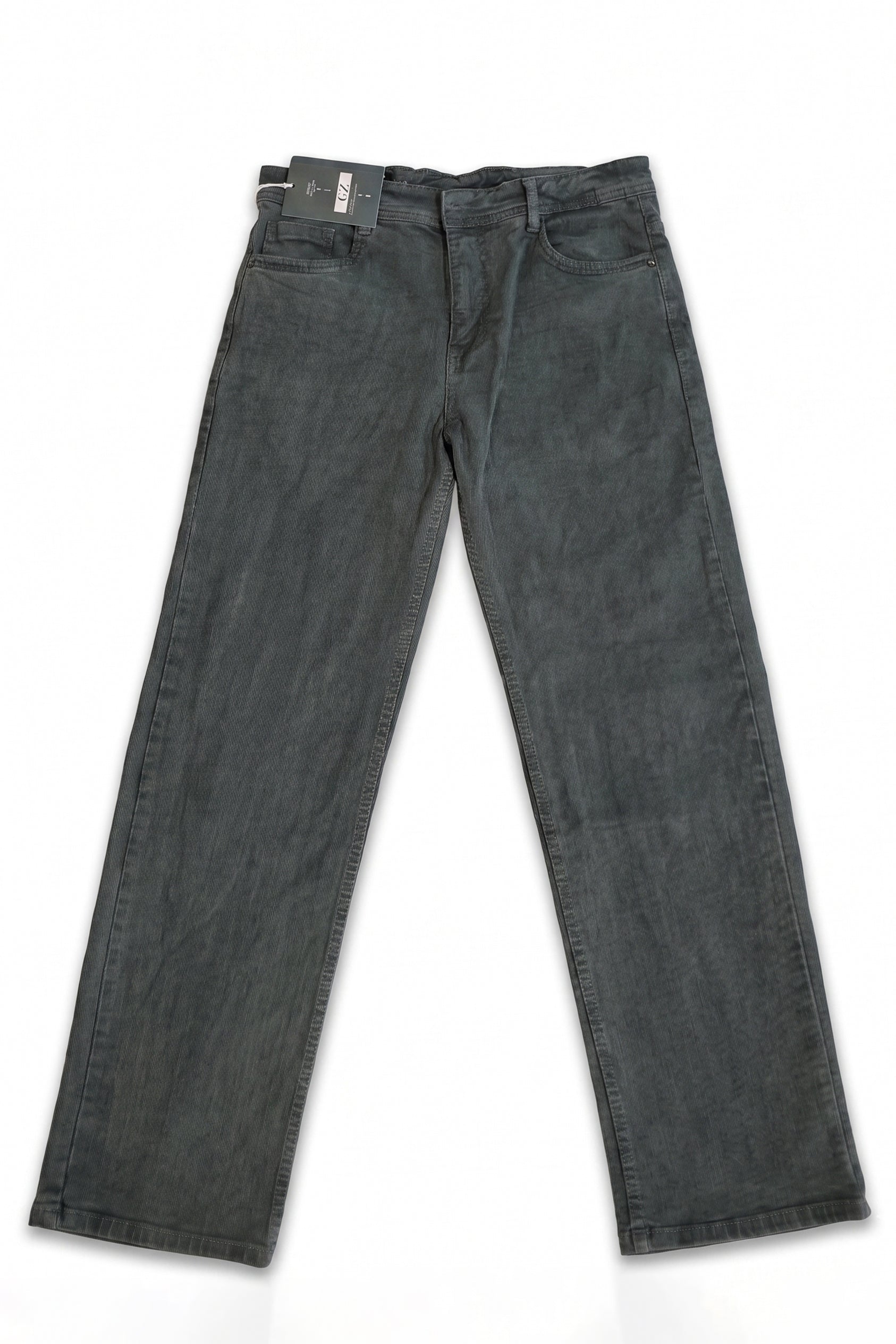 Washed Charcoal Denim Jeans