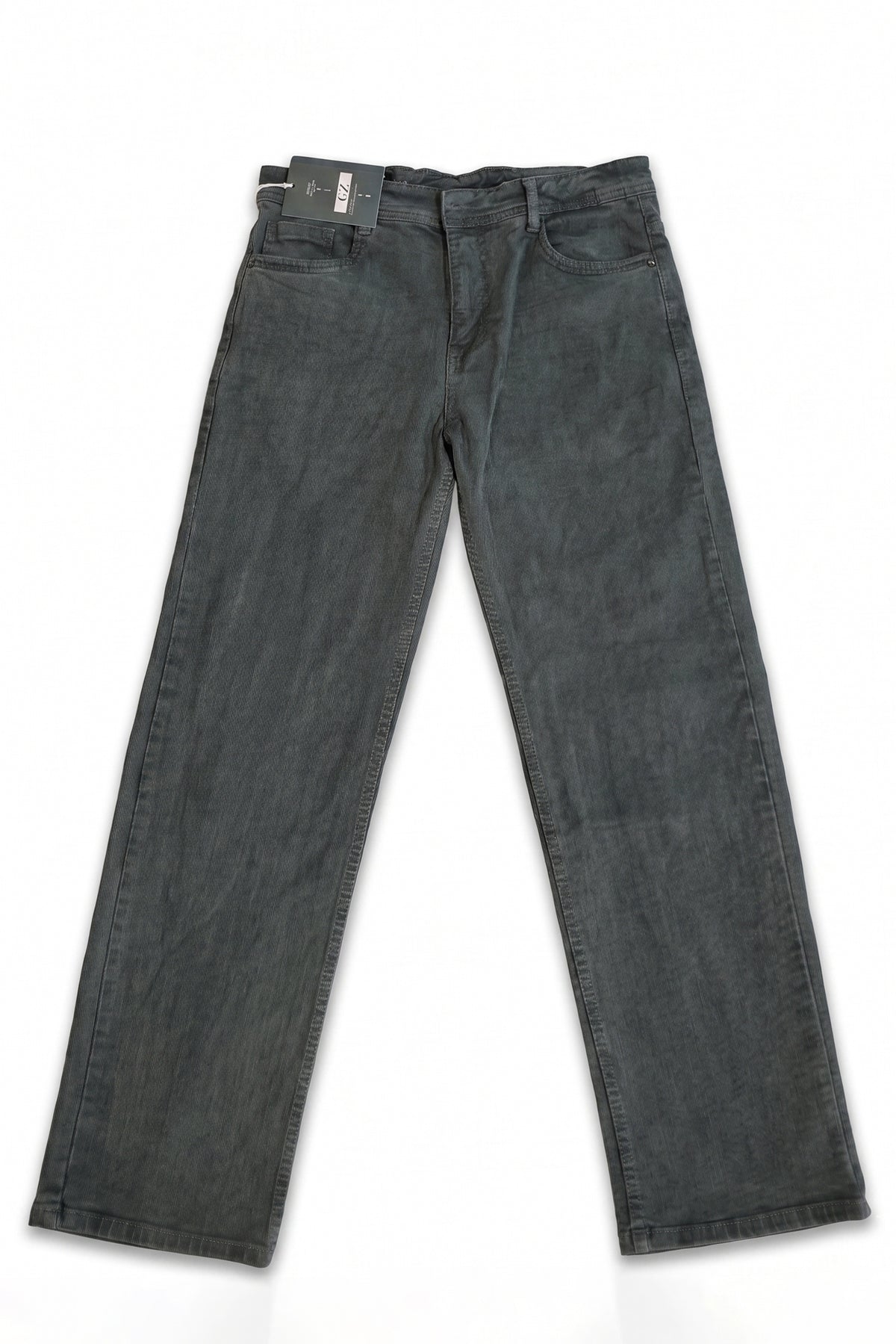 Washed Charcoal Denim Jeans