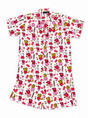 Kids Character Print Co-Ord Set – Printed Shirt & Shorts