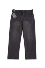 Black Wash Regular Fit Denim Jeans