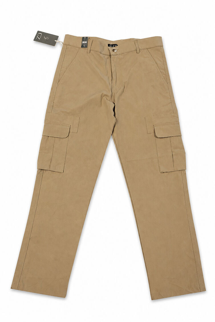 Classic Khaki Utility Cargo Pants