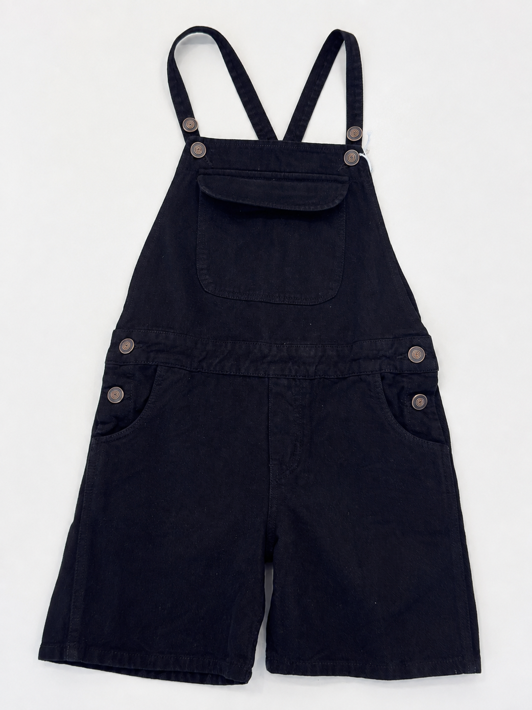 Kids' Denim Dungaree Shorts – Adjustable Strap Bib Overalls