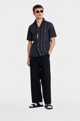 Midnight Stripe Resort Shirt