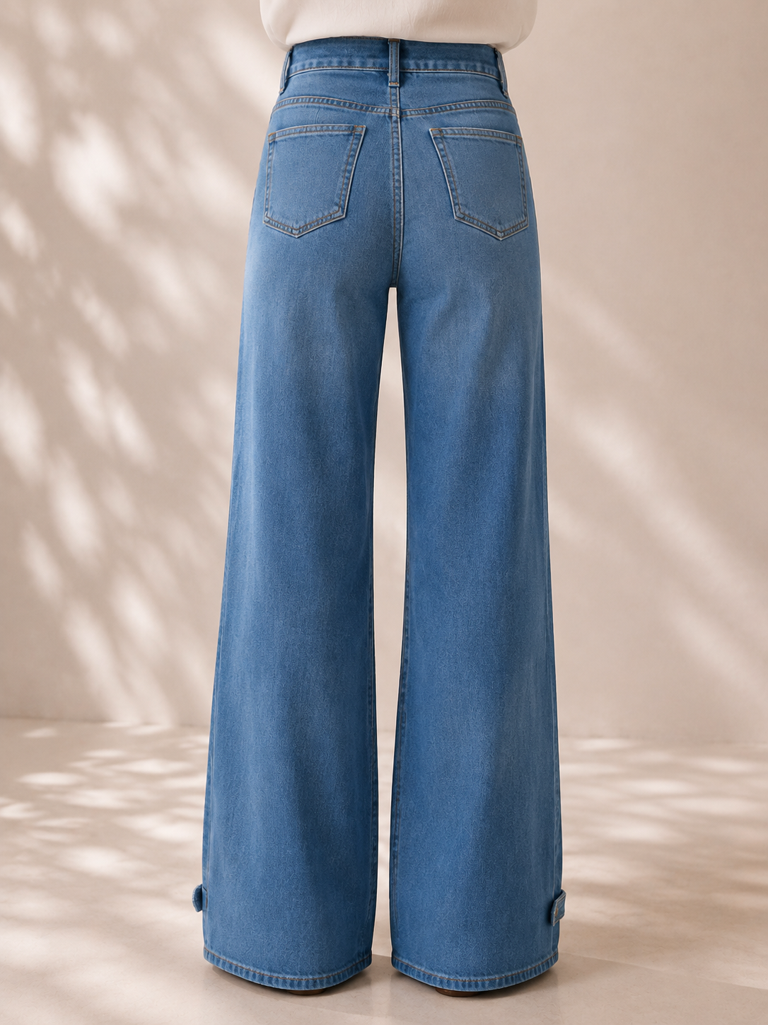 Unisex Classic Blue Denim Jeans – Everyday Casual Wear