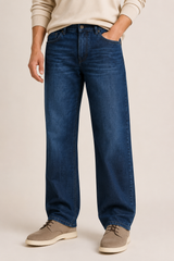Unisex Classic Indigo Denim Jeans