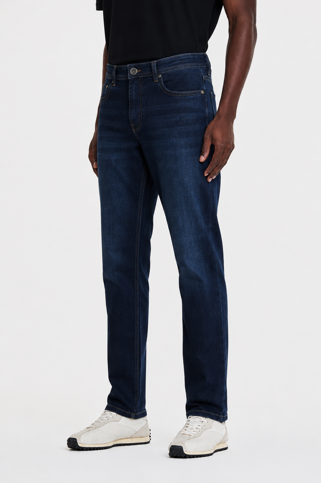 Men's Classic Dark Wash Straight Fit Jeans