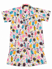 Kids’ Colorful Candy Print Shirt & Shorts Co-Ord Set