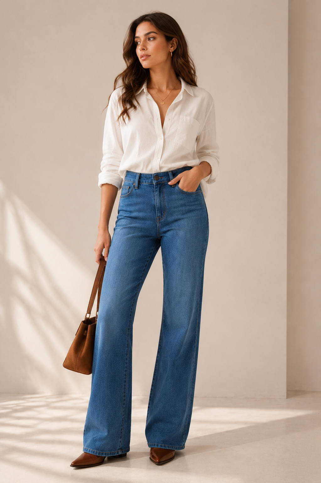 Vintage Blue Washed Denim Jeans – Unisex