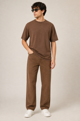 Vintage Earth-Tone Cargo Pants – Classic Everyday Style