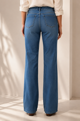 Vintage Blue Washed Denim Jeans – Unisex