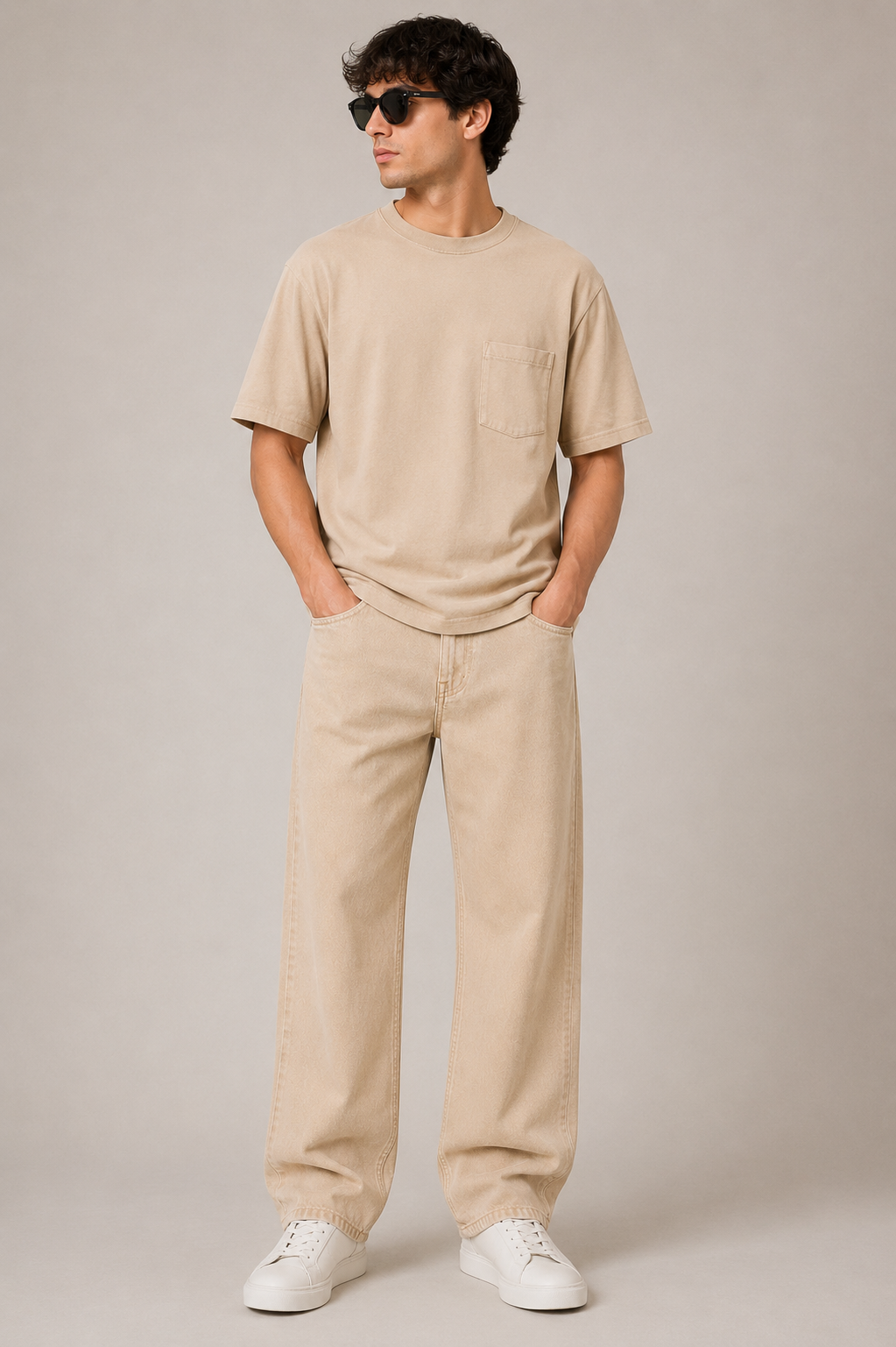 Vintage Earth-Tone Cargo Pants – Classic Everyday Style
