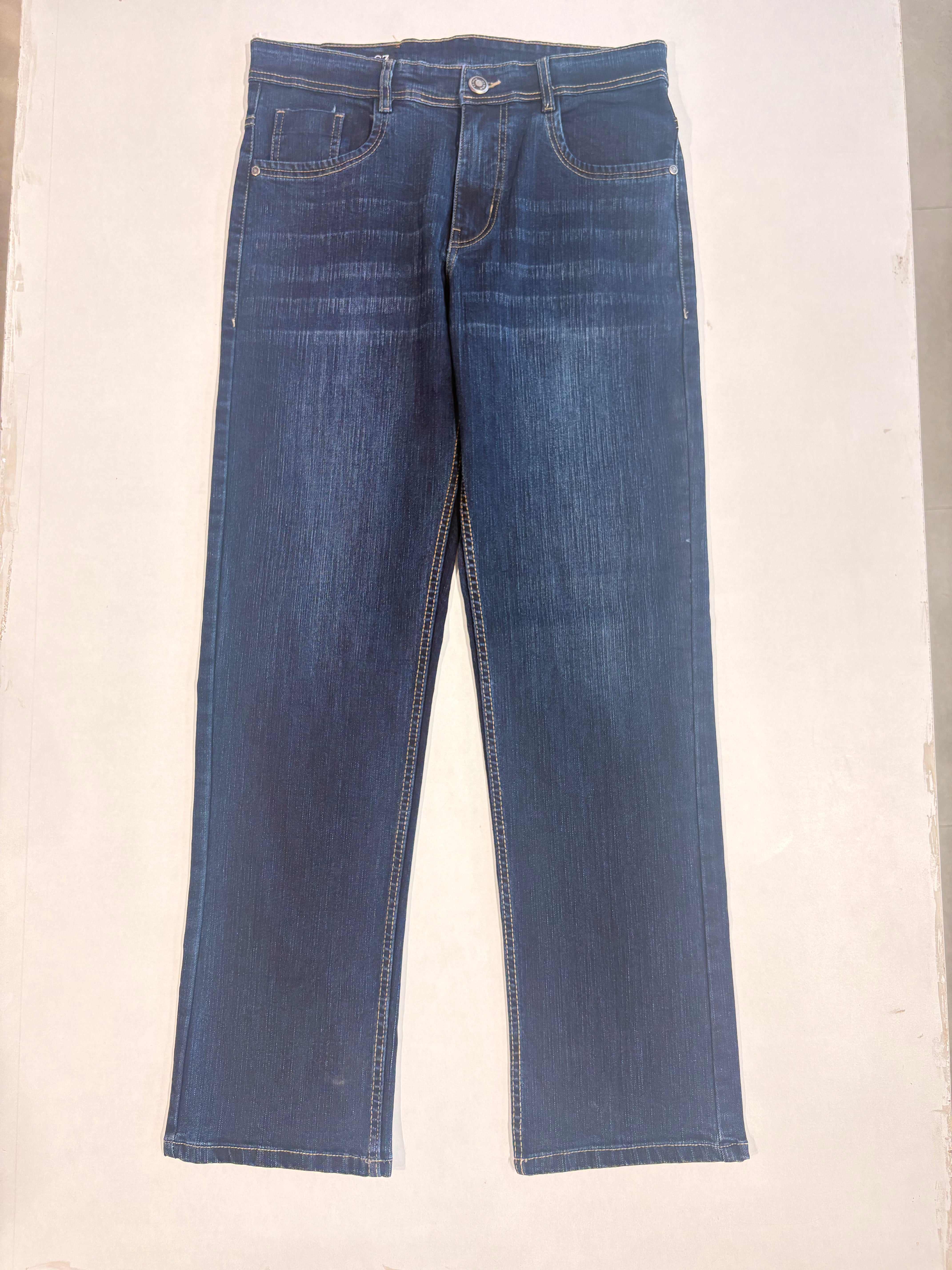 Unisex Classic Dark Blue Jeans