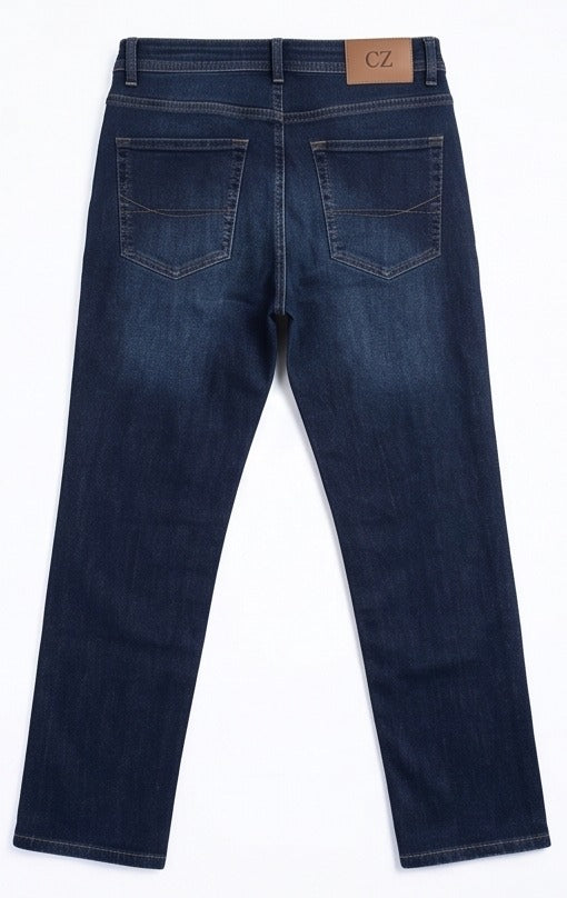 Men's Classic Dark Wash Straight Fit Jeans