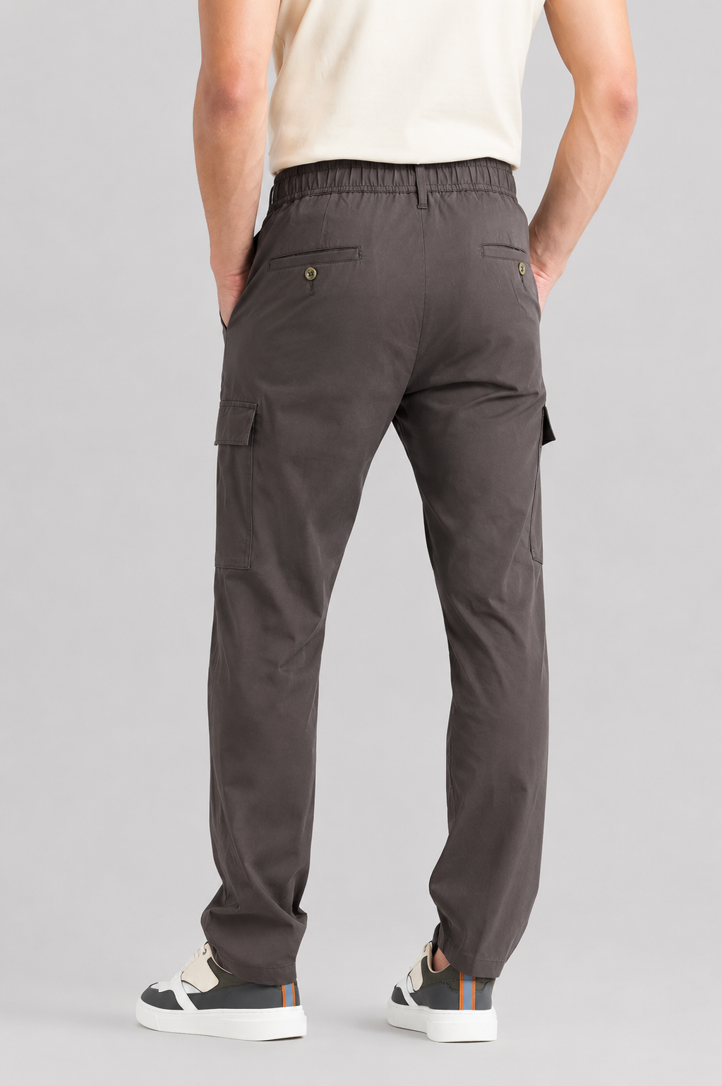 Charcoal Grey Utility Cargo Pants