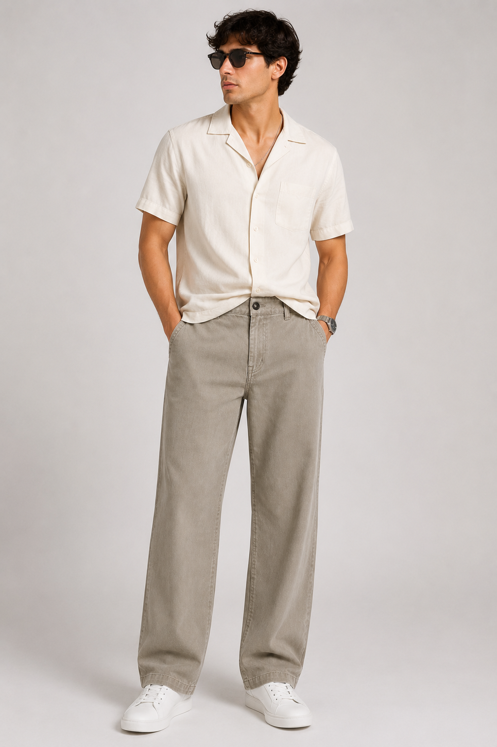 Men's Solid Casual & Formal Pants