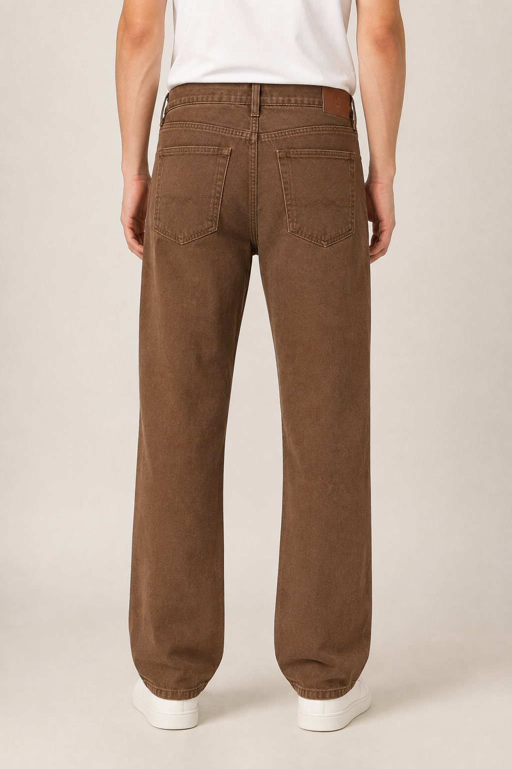 Vintage Earth-Tone Cargo Pants – Classic Everyday Style