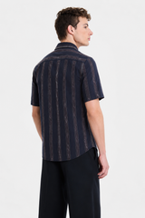 Midnight Stripe Resort Shirt
